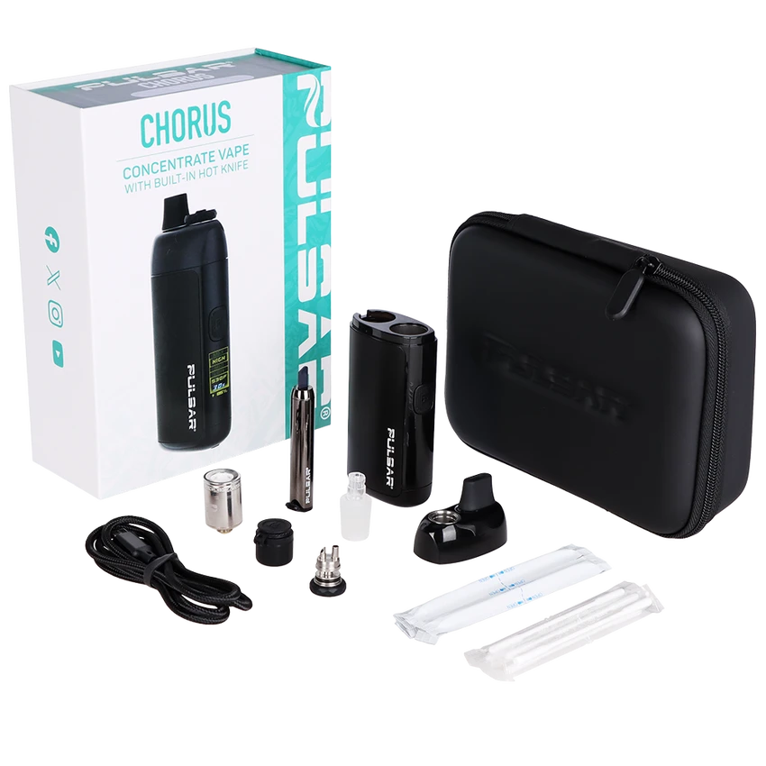 Pulsar Chorus Concentrate Vaporizer w Mini Hot Knife 2200mAh - Black