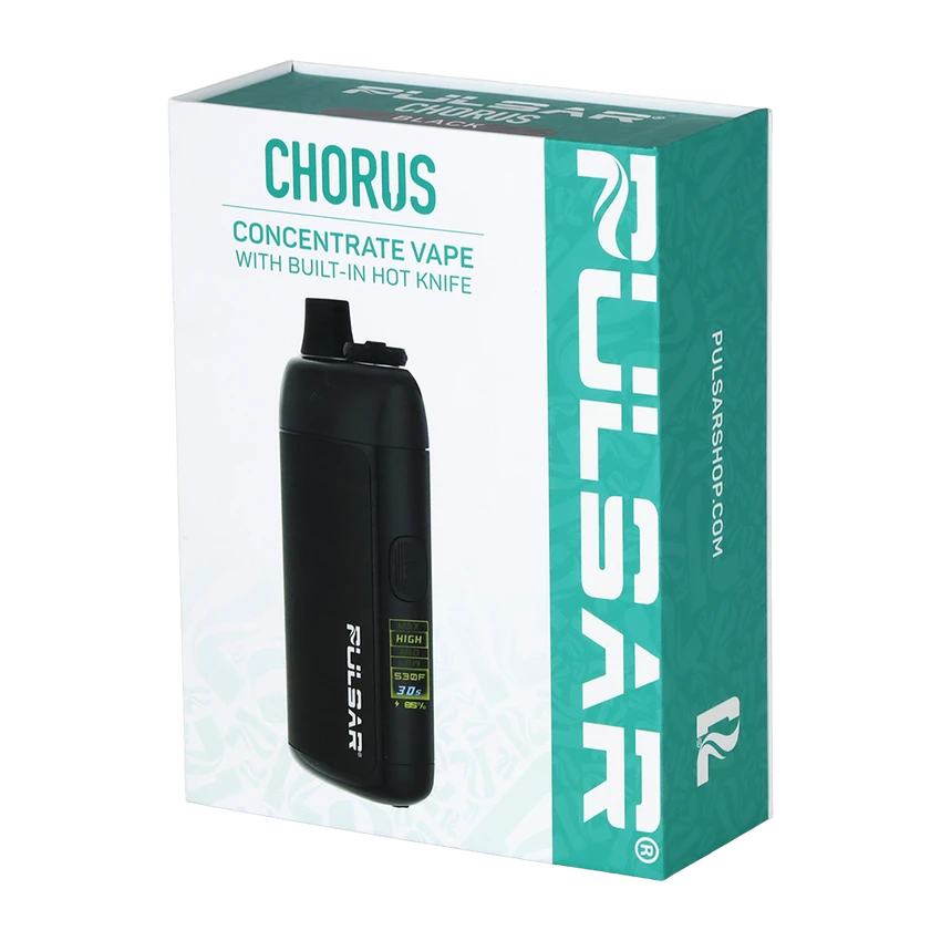 Pulsar Chorus Concentrate Vaporizer w Mini Hot Knife 2200mAh - Black