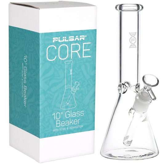 Pulsar 10" Clear Core Beaker w/ 14mm Bowl