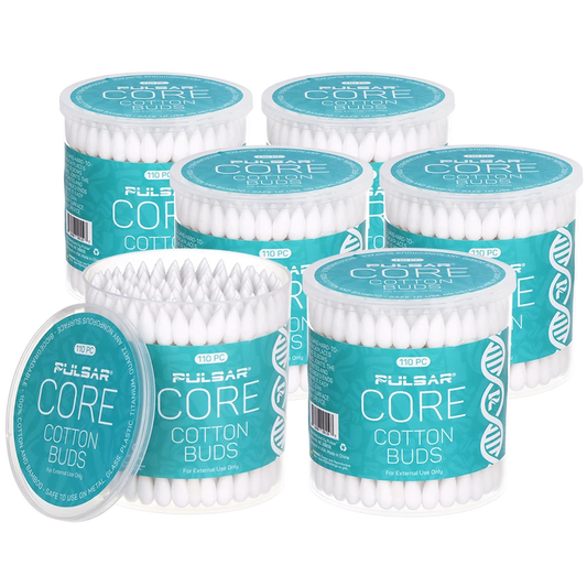 Pulsar CORE Dual Tip Cotton Buds Bundle- 110PC TUB