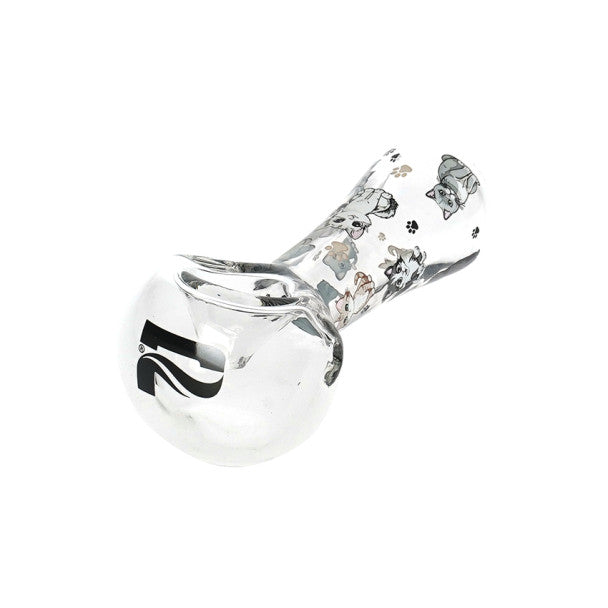 Pulsar 4.5" Cute Kitties Glass Hand Pipe