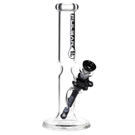 Pulsar Glass 9.75" Flared Straight Tube w/ Bowl & Stem