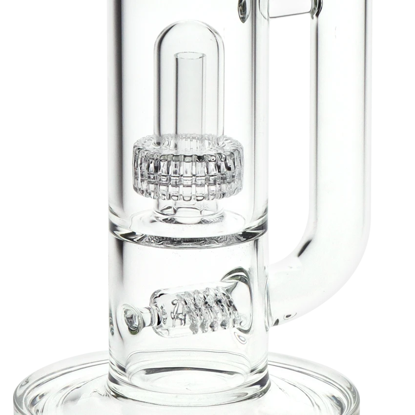 Pulsar Glass 15" 14mm High Function Stacked Glass Water Pipe w/ Screen Bowl