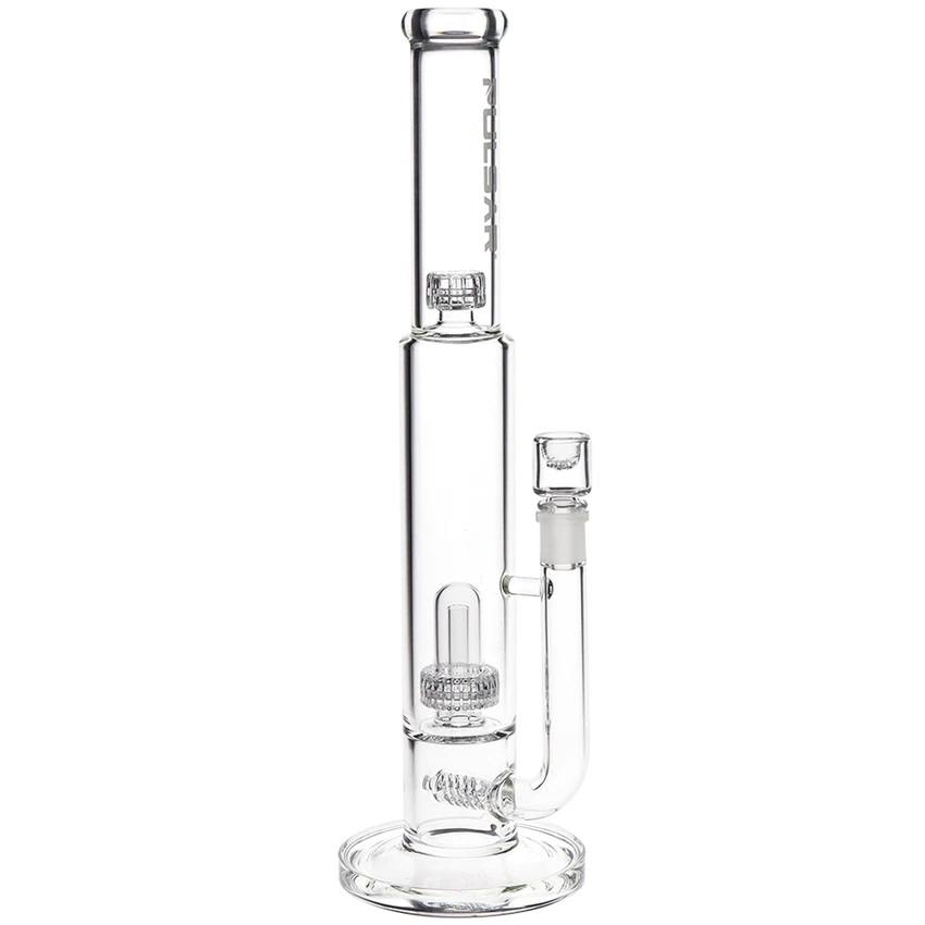 Pulsar Glass 15" 14mm High Function Stacked Glass Water Pipe w/ Screen Bowl