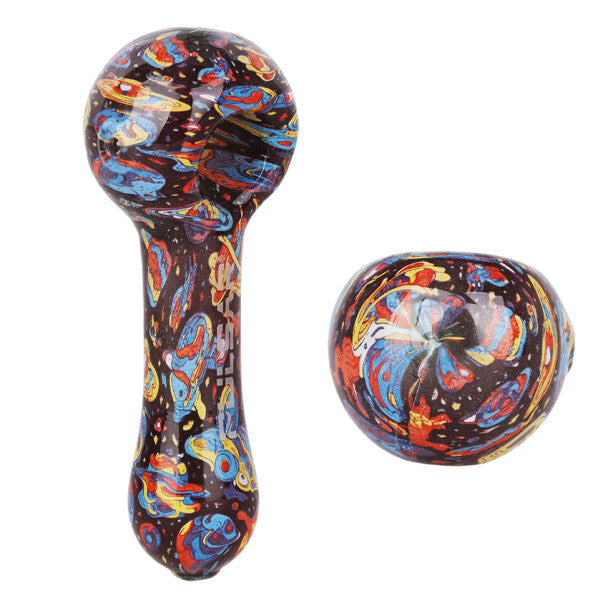 Pulsar 5" Inside Print Glass Spoon Pipe