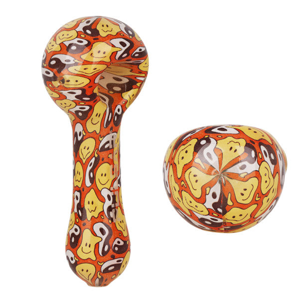 Pulsar 5" Inside Print Glass Spoon Pipe