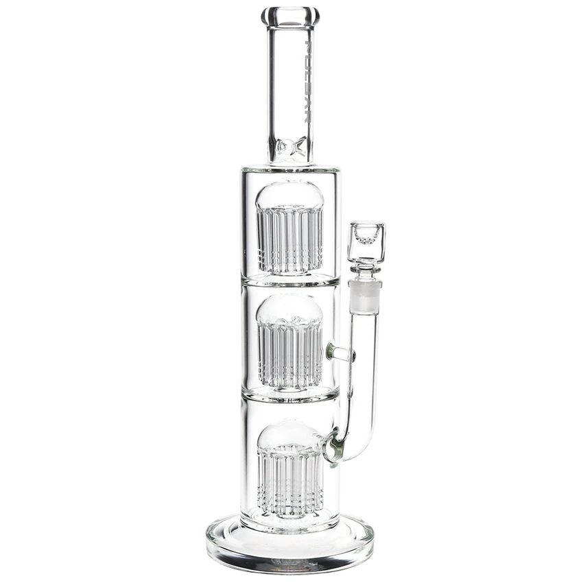 Pulsar Glass 14.75" 14mm Jellyfish Chuger Glass Water Pipe w/ Screen Bowl