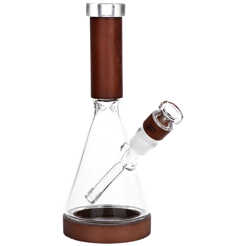 Pulsar 10.75" Wood on Glass Beaker w/ 14mm Bowl