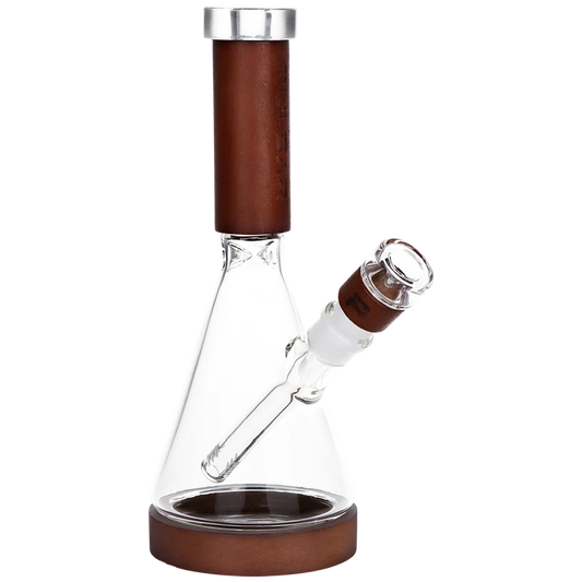 Pulsar 10.75" Wood on Glass Beaker w/ 14mm Bowl