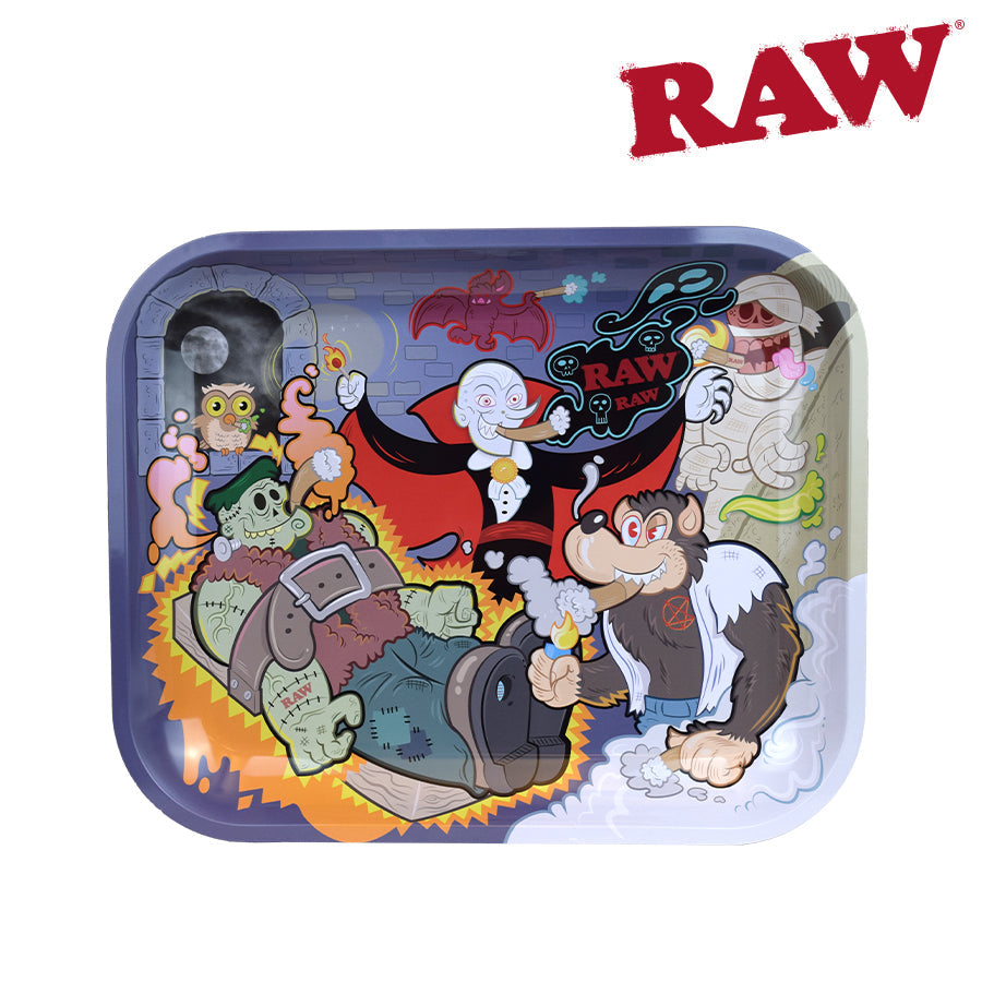 Raw Monster Sesh Rolling Tray - Large