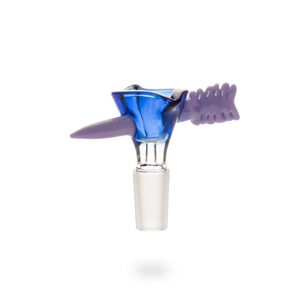 Red Eye Glass 14mm Cupid's Touch Herb Slide - Various Colours