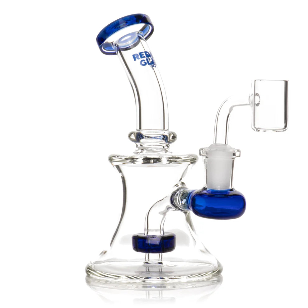 Red Eye Glass 5" Bell Base w/ 14mm Quartz Banger - Various Colours