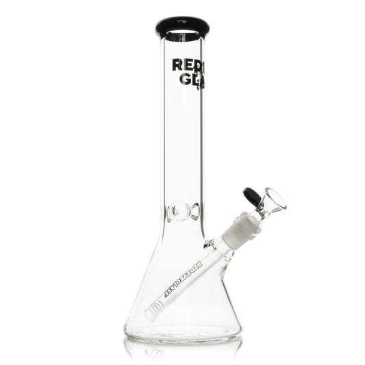 Red Eye Glass 12" 5mm Beaker - Various Colours