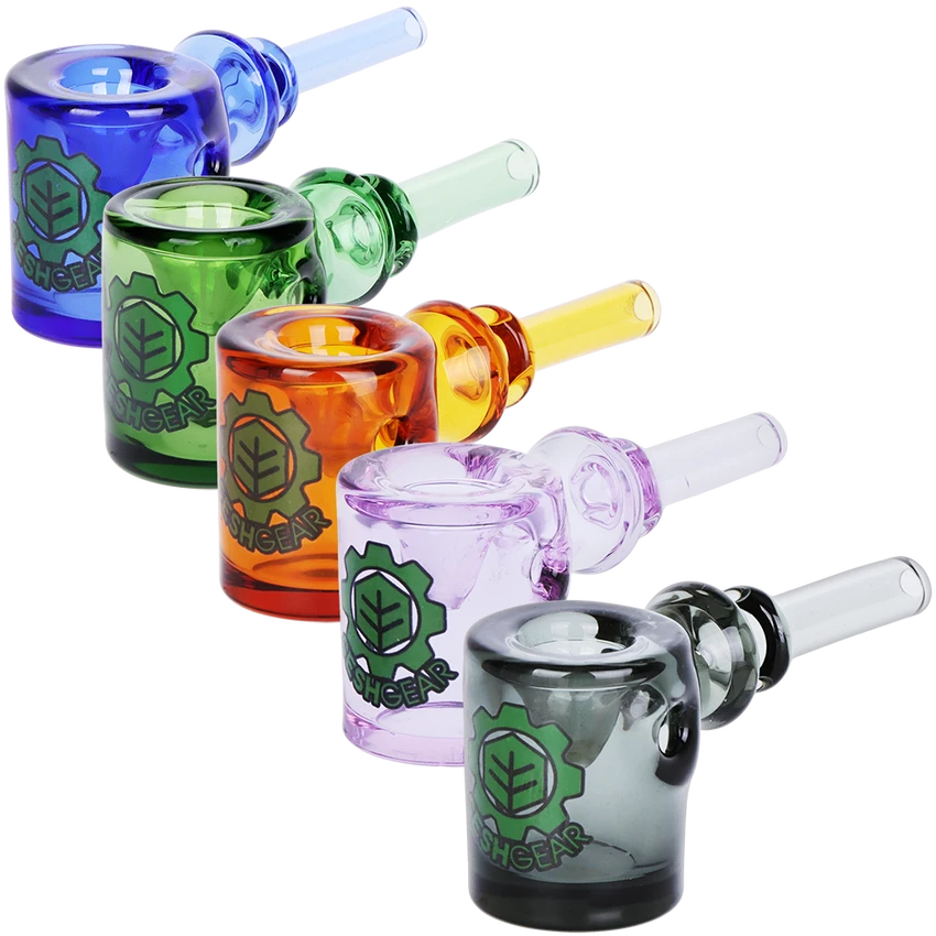 SeshGear 2.25" Jr. Mini Glass Dry Hammer Bubbler - Various Colours