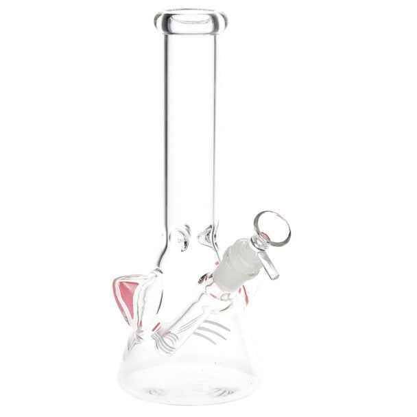 SeshGear 9.75" Kitty Whiskers Beaker Glass Water Pipe