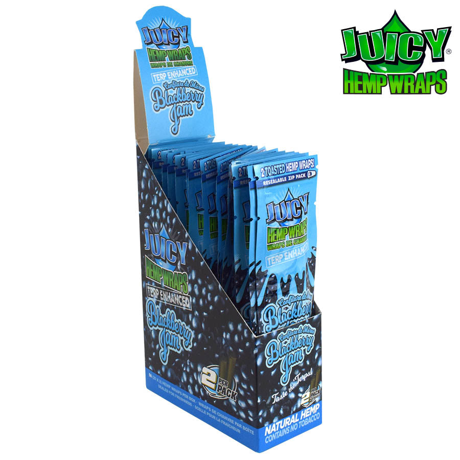 Juicy Terp Hemp Wrap Blackberry Jam 2pk