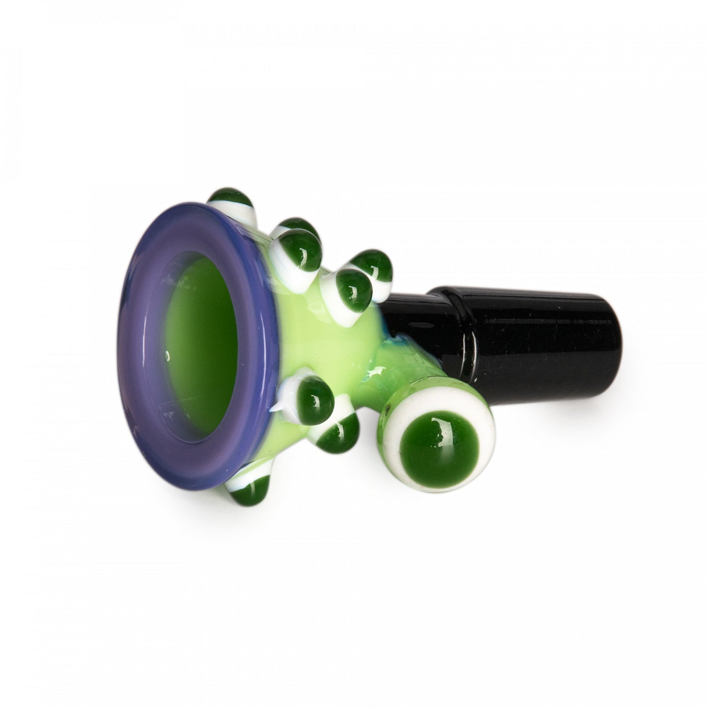 Red Eye 14mm Pop Art Cone Bowl Green Slyme