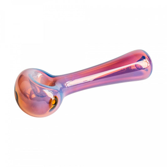 Red Eye Glass Pipe - Amber