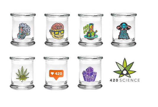 Clear Poptop Jar Extra Small