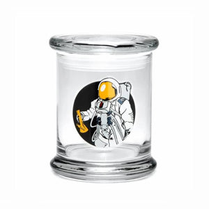 Clear Poptop Jar Large