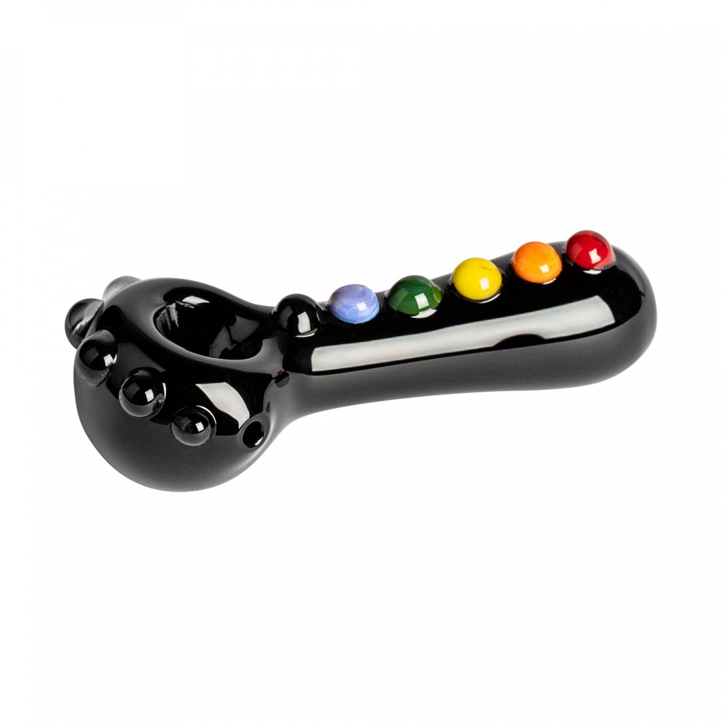 Red Eye Glass Gumdrops Pipe Black