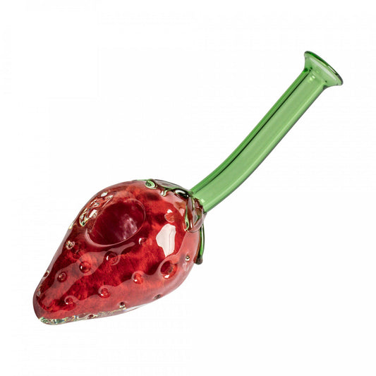 Red Eye Glass 4" Strawberry Pipe