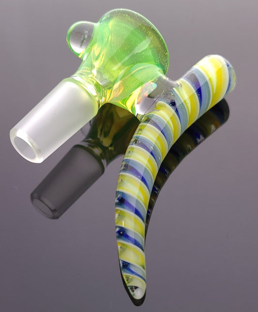 T-Rex 14mm 1hole Slyme Spiral Horn Opal