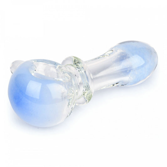 Red Eye Glass 4" Pastel Fritter Pipe Periwinkle