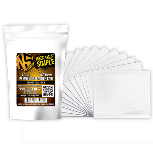 NugSmasher Rosin Bags 7g 160u