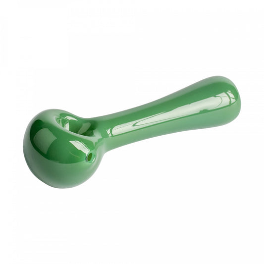 Red Eye Glass Pipe - Jade Green