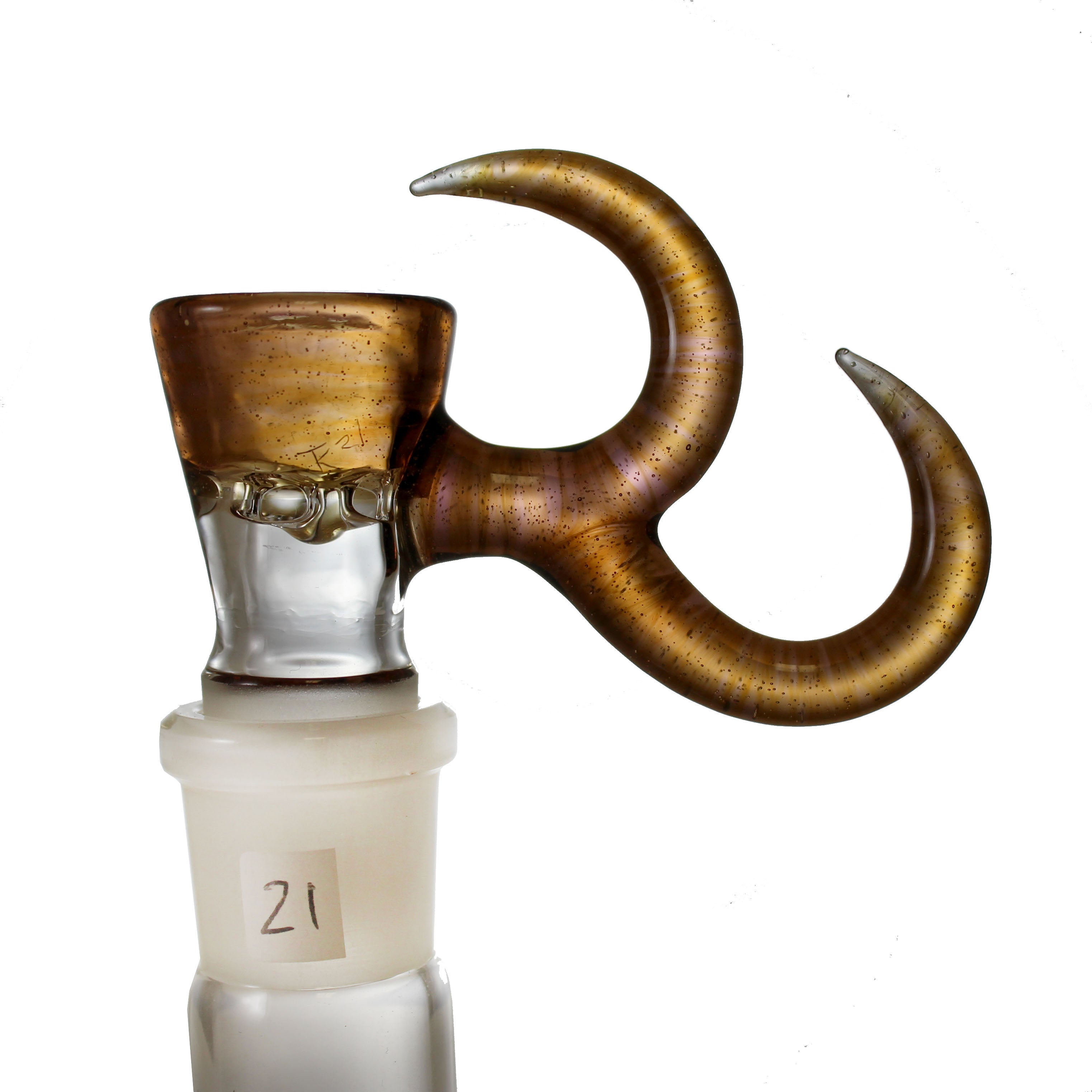 Gump Glass Bowl 2 Horn 18mm 4 Hole – glassology
