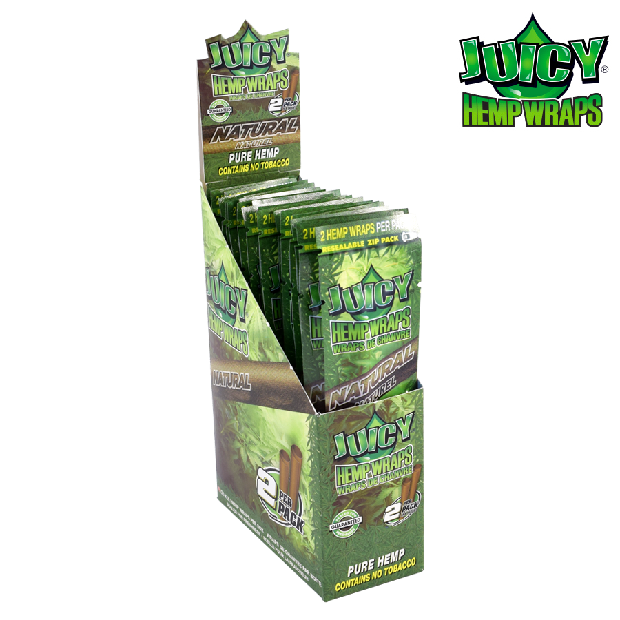 JUICY HEMP WRAP NATURAL BOX