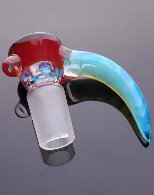 T-Rex 18mm 5 Hole Slide w/ Black Lipwrap, Marina Horn & Lipwrap w/ Blue Opal