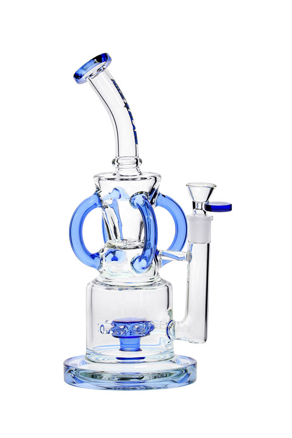 Nice Glass 11" Sprocket 4-Arm Recycler