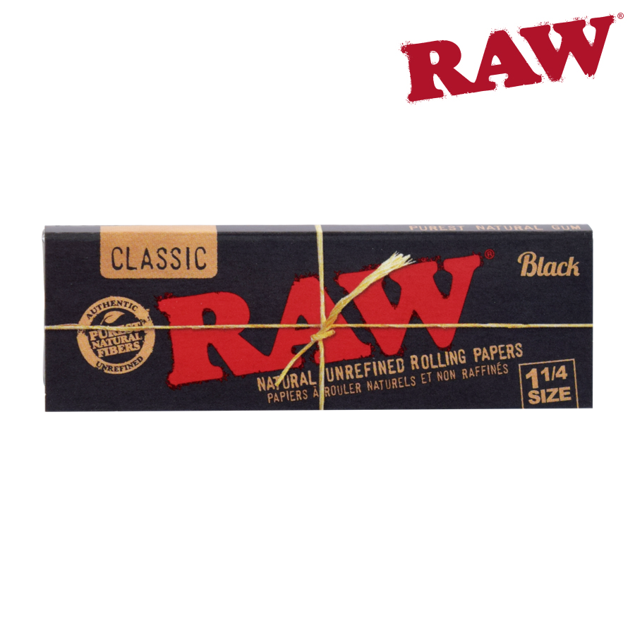 Raw Classic Black 1/25 Pack