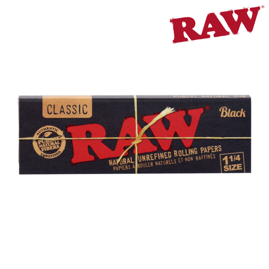 Raw Classic Black 1/25 Pack