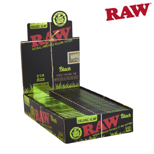 RAW BLACK ORGANIC 1.25 BOX