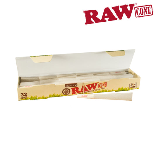 RAW CONES 32pk ORGANIC 1.25