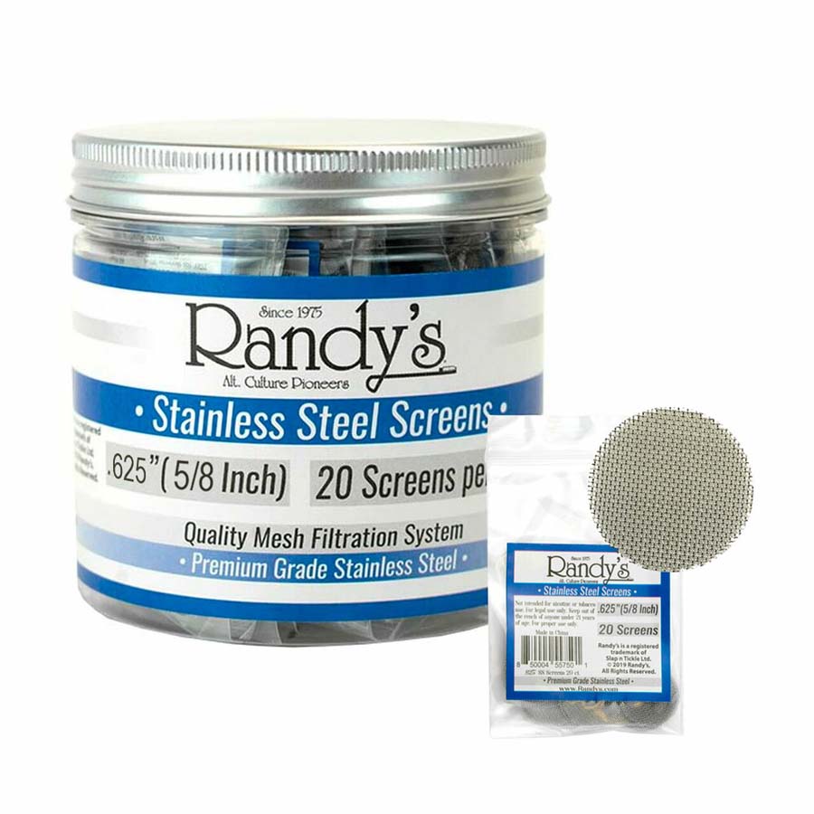 Randy's Stainless Steel Screens 20pk - 0.625"
