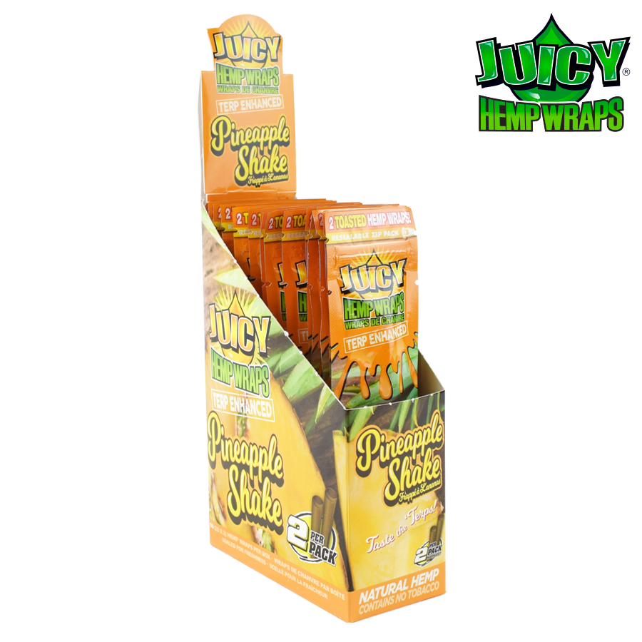 JUICY TERP WRAP BOX25 PINEAPPLE SHAKE