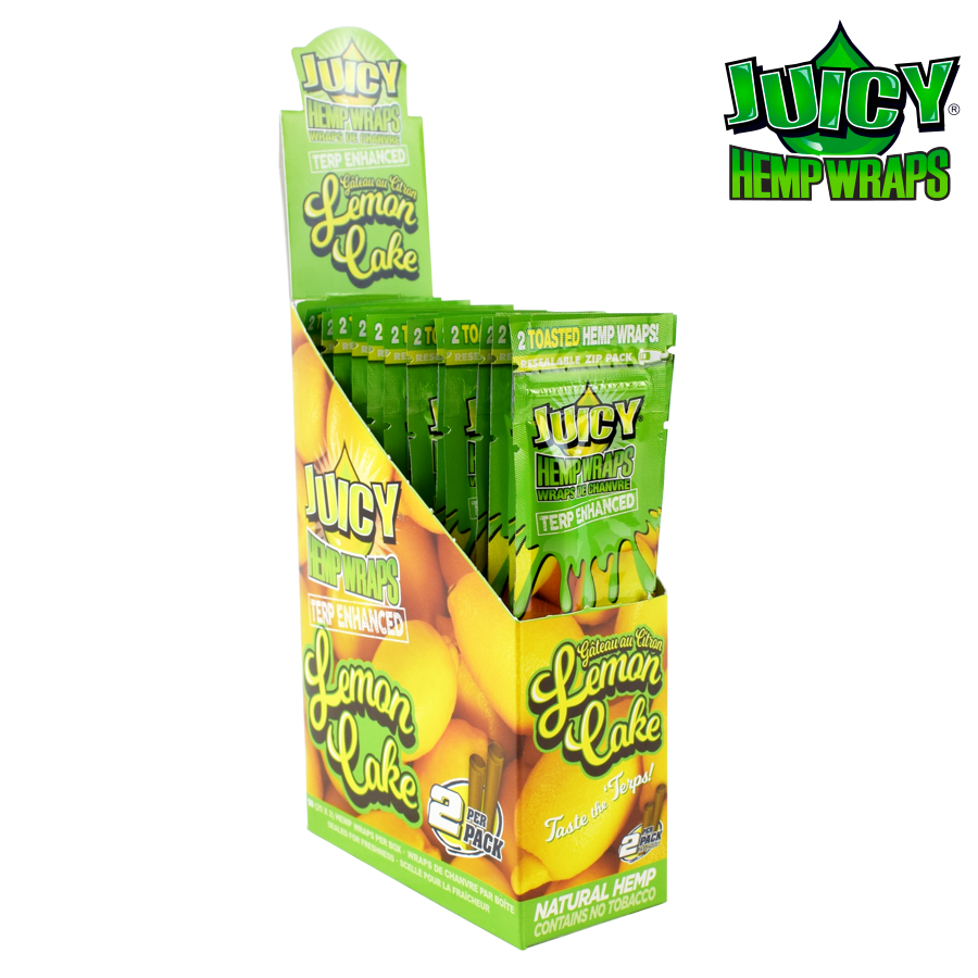 JUICY TERP WRAP BOX25 LEMON CAKE