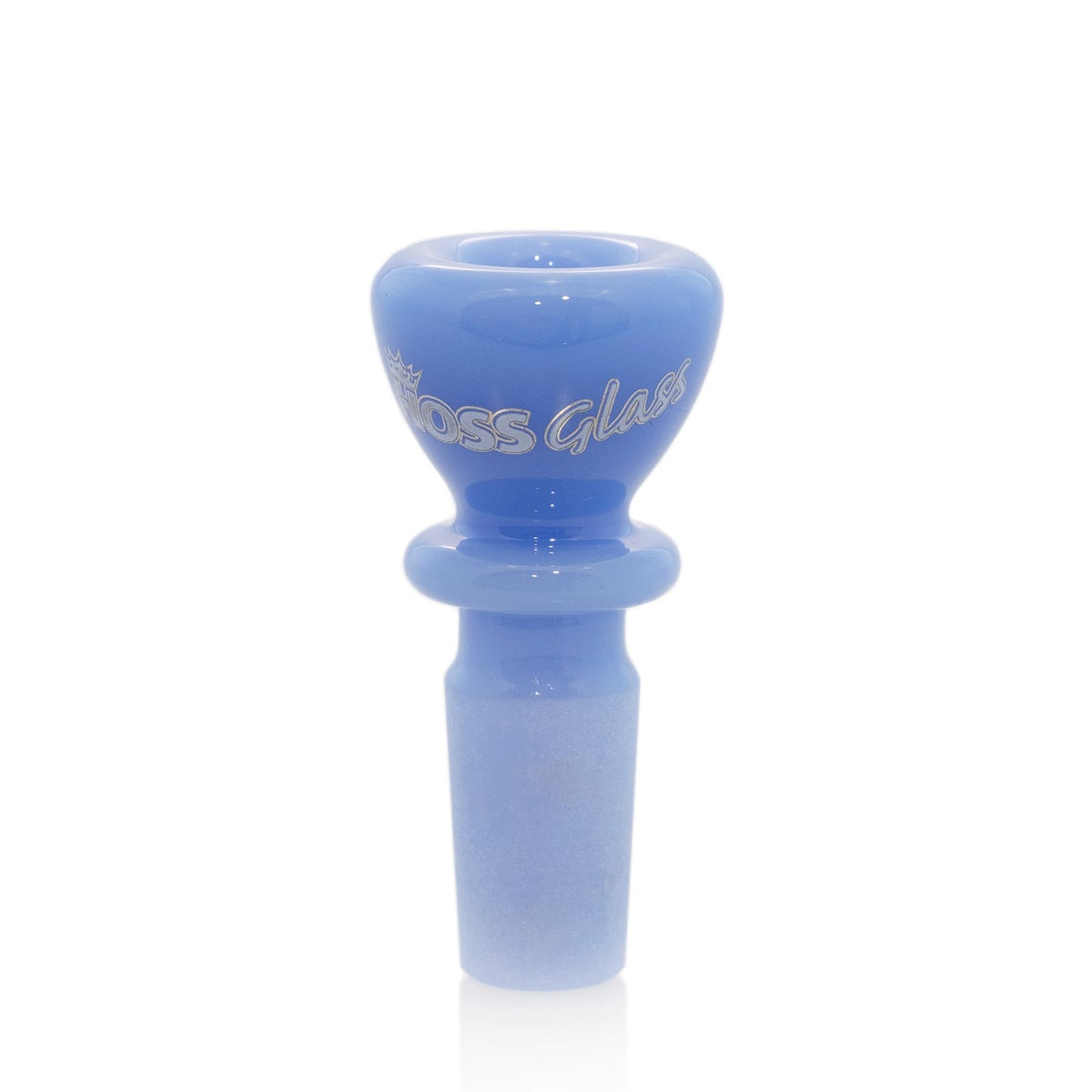 Hoss Glass 14mm Full Colour Chunky Snapper Bowl Milk Blue