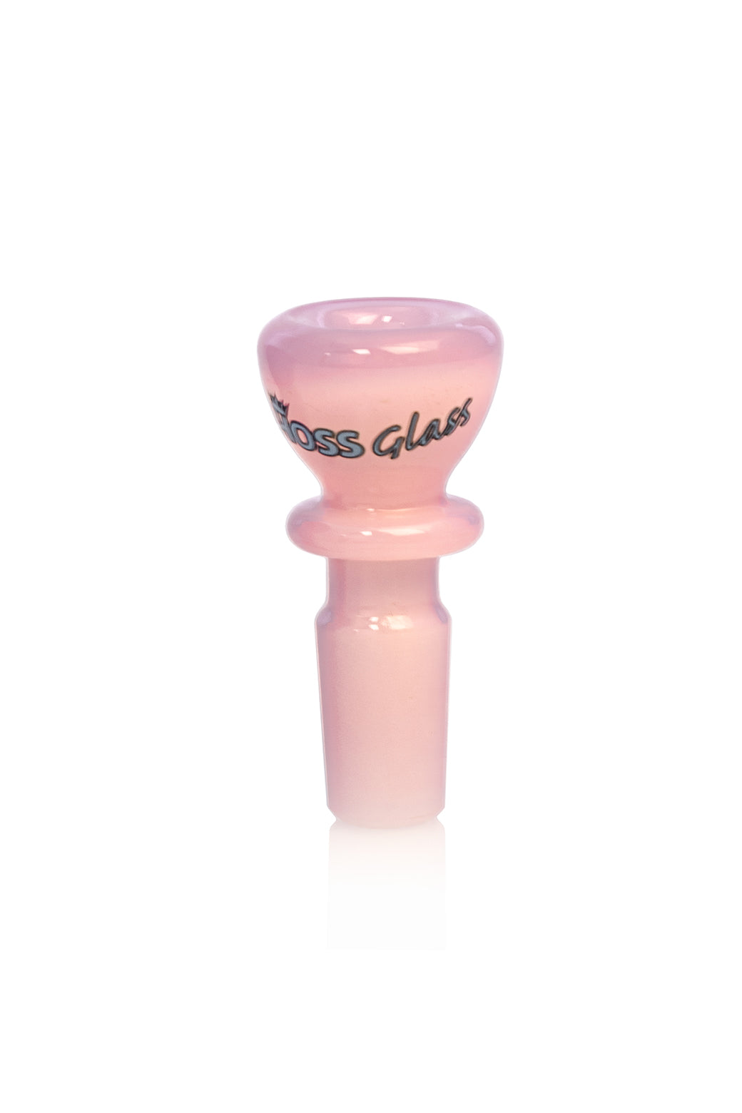 Hoss Glass 14mm Full Colour Chunky Snapper Bowl Milk Pink