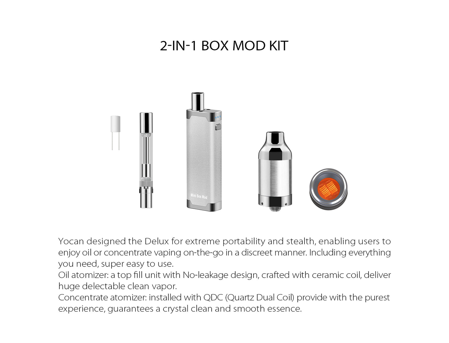 Yocan DeLux 2-In-1 Vape