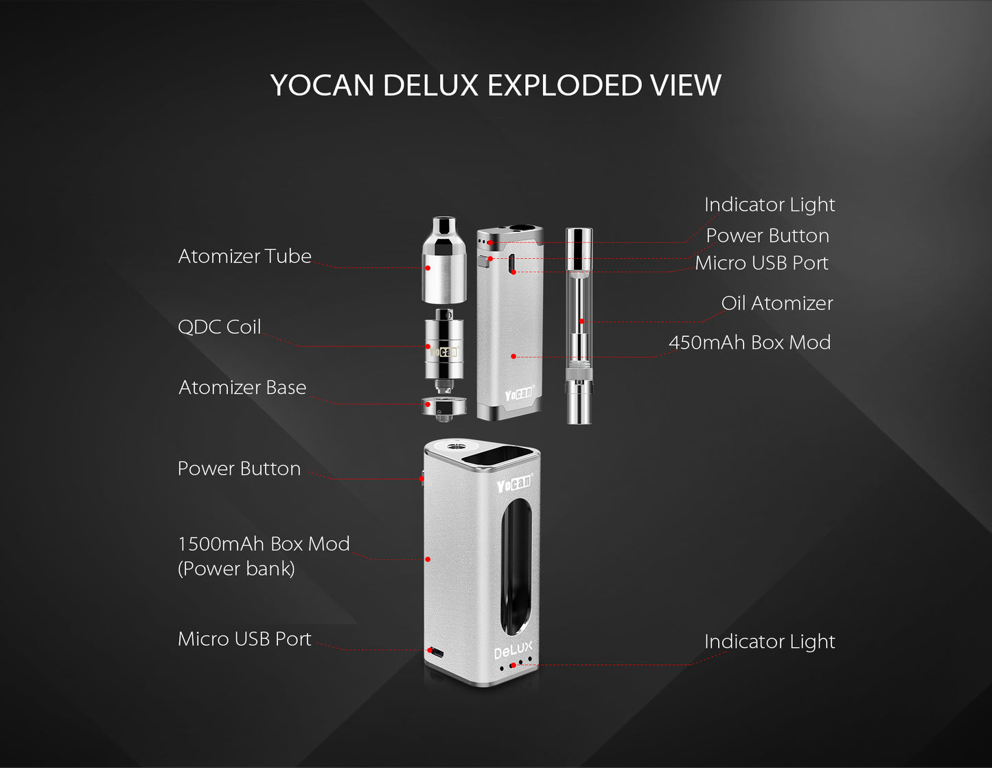 Yocan DeLux 2-In-1 Vape