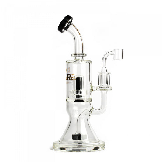 Gear Premium 8" Etherial Dual Chamber Bubbler Black G5046BK