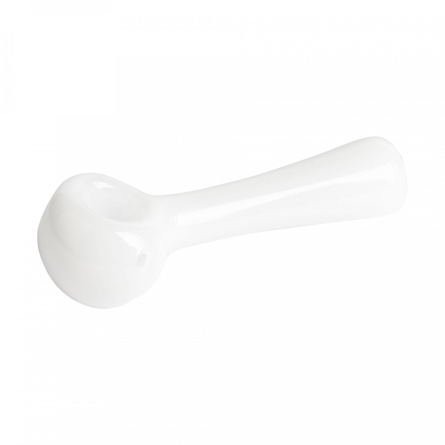 Red Eye Glass Pipe - White