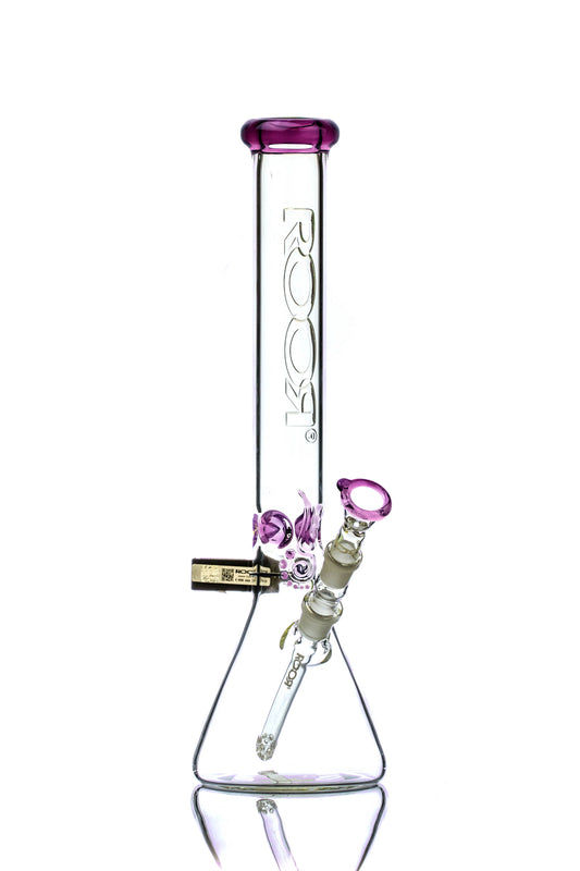 ROOR Little Sista 45cm 5mm 18/18mm w/ Diffuser & Ice Pinches, Flame Polished Logo & Gold Amethyst Accents