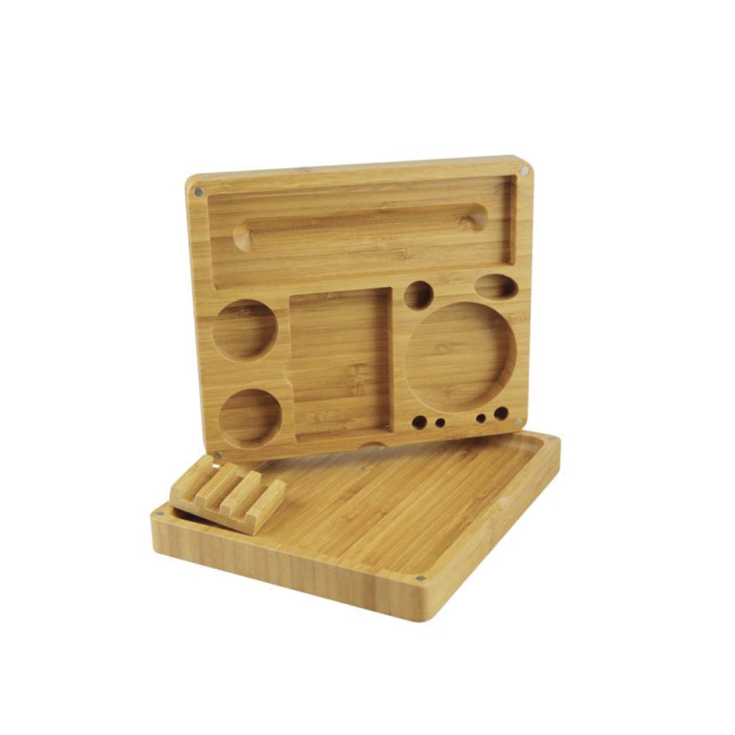 Grindhouse Bamboo Rolling Tray w/ Lid