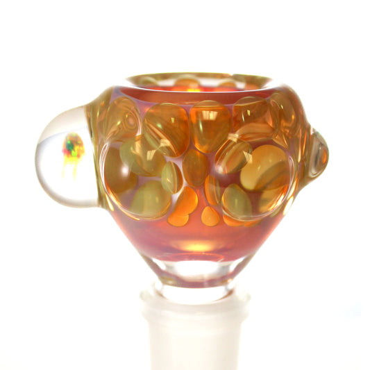 HIPPO FUMED DOT PUSH BOWL 14mm